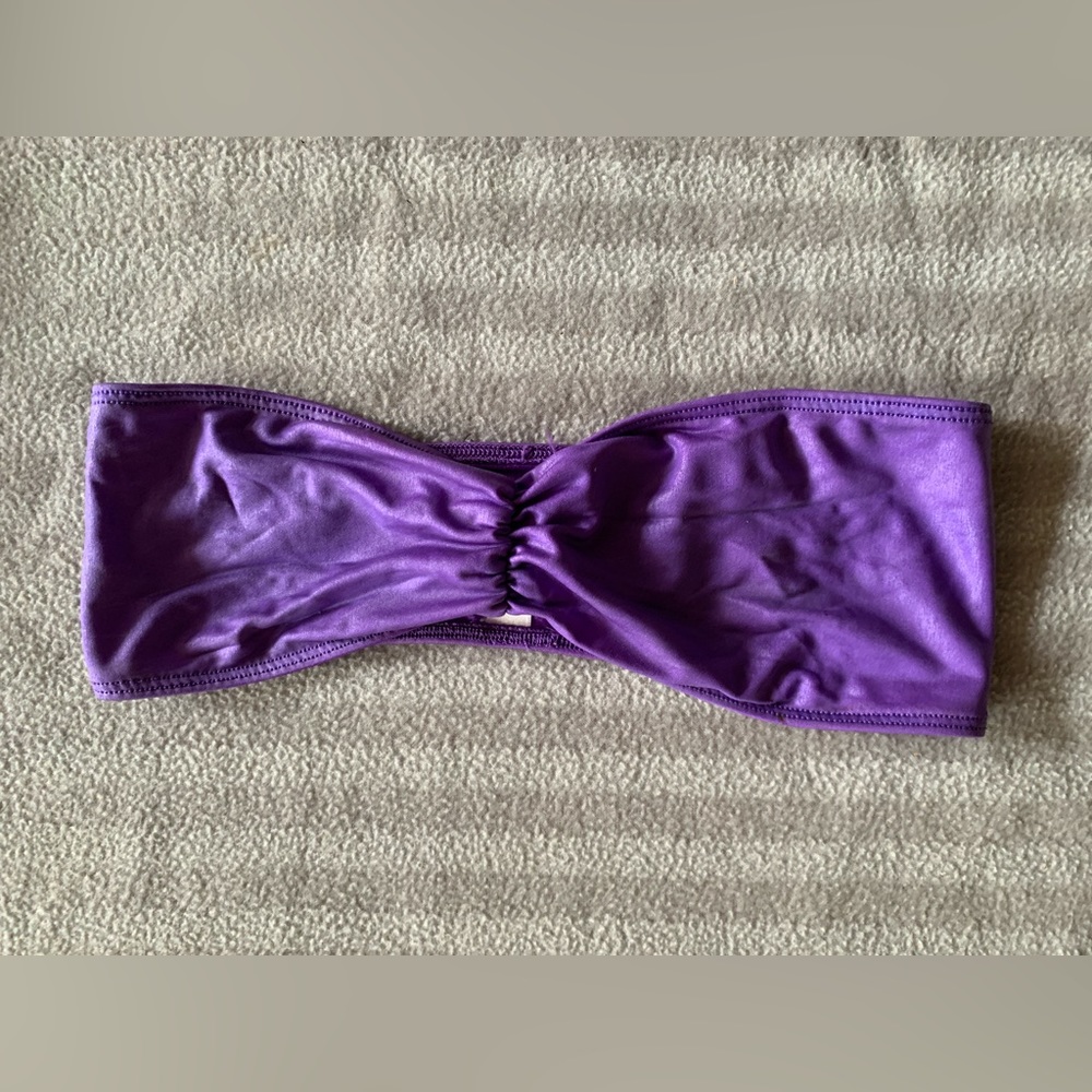Shiny stretch bandeau - American Apparel